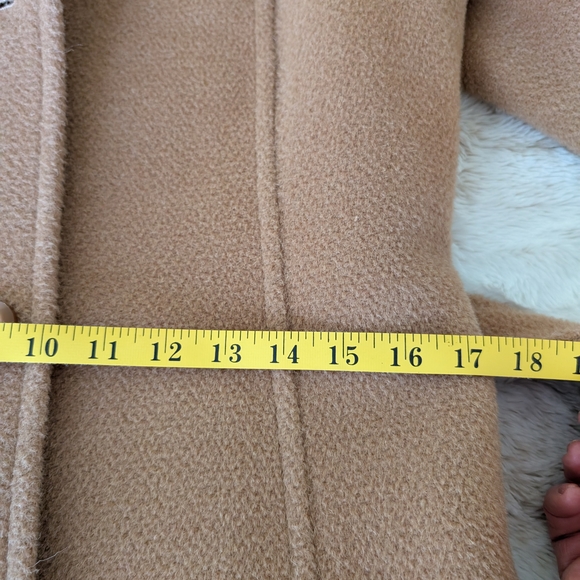 Jones New York Tan Wool Trench Coat - Picture 11 of 15